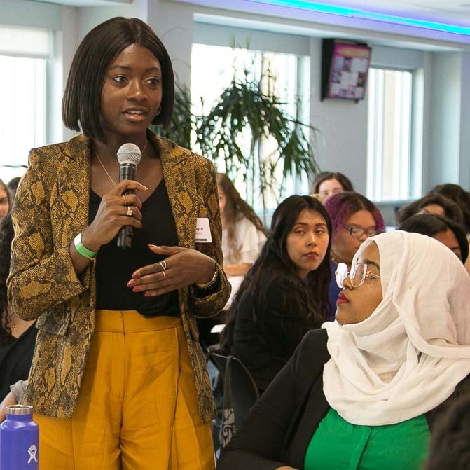 black women speaking at young women run ignite national
